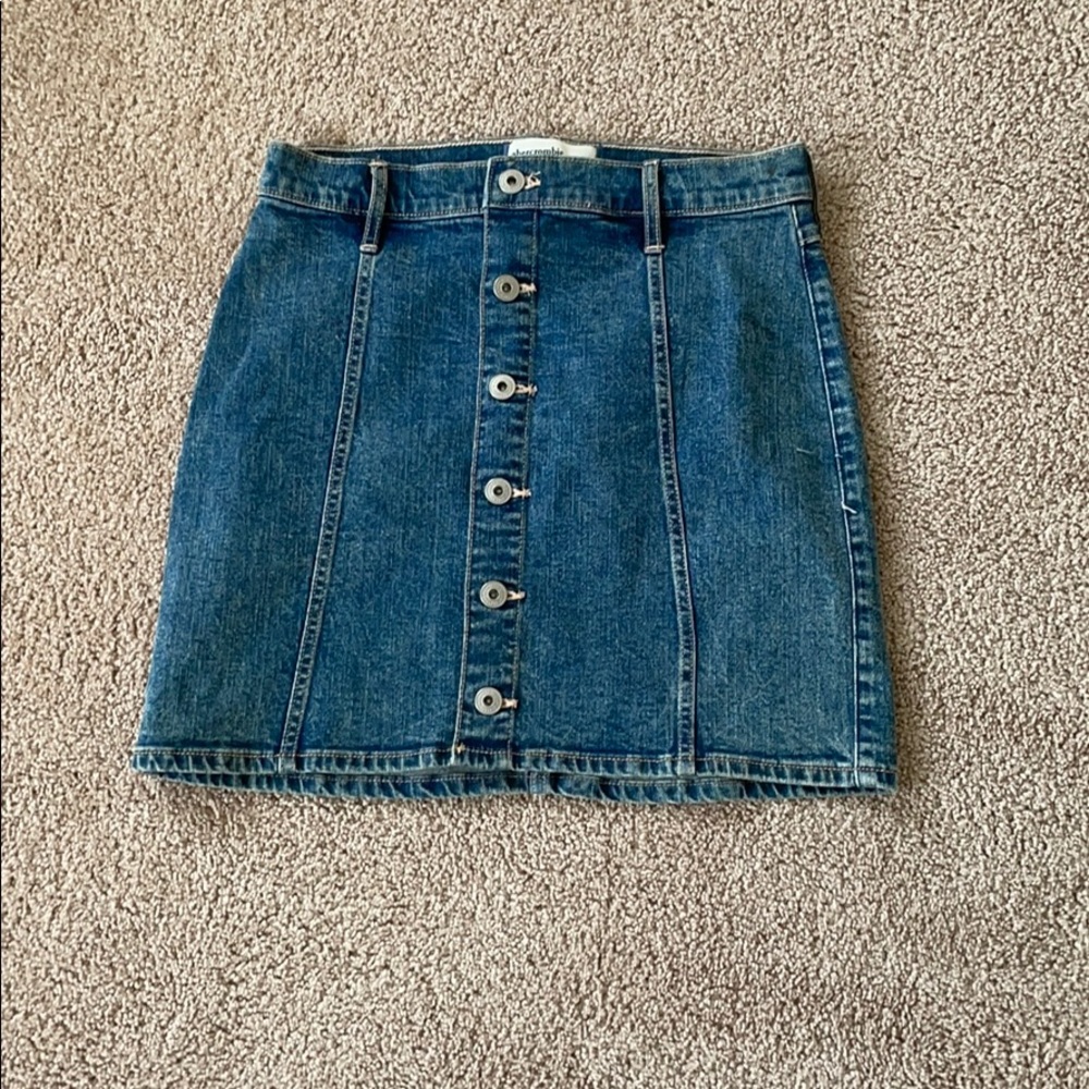 Abercrombie jean skirt
